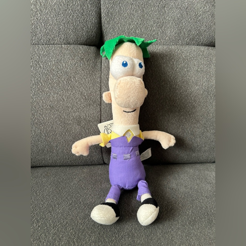 Disney Parks Exclusive 7" Ferb Bean Bag Plush